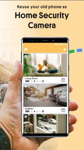 old phone into security camera