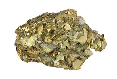chalcopyrite mineral with metallic luster