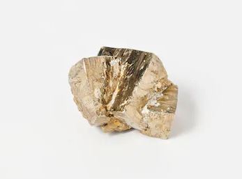 pyrite mineral with metallic luster